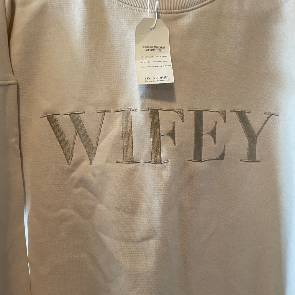 Wifey Statement Sweatshirt - Picture 6 of 8